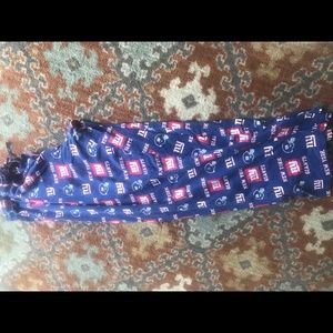 NY Giants PJ pants